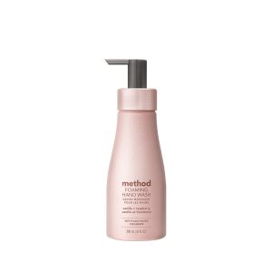 foaming hand wash - vanilla + raspberry. 10 fl oz