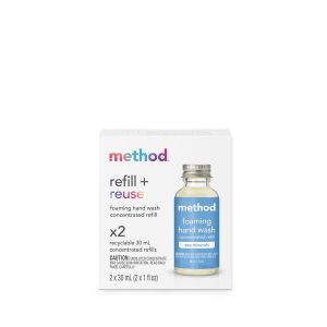 foaming hand wash: 2-pack concentrated refill - sea minerals. 2 fl oz